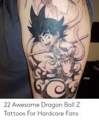 Dragon ball z m tattoo. 22 Awesome Dragon Ball Z Tattoos For Hardcore Fans Tattoos Meme On Me Me