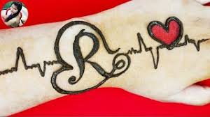 Henna or mehndi is extensively loved by the woman all around the world. Free R Letter Mehndi Tattoo Watch Online Khatrimaza