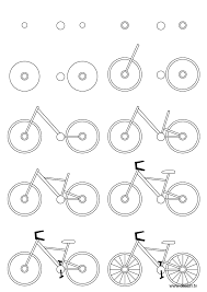 This Easy Tutorial Will Help You Learn To Draw A Cartoon Bicycle So Let S See How You Could Draw A Simple B Bicycle Drawing Drawing Tutorial Easy Drawings Look at links below to get more options for getting and using clip art. bicycle drawing drawing tutorial