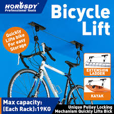 Weight lifting power squat racks. Bicycle Lifting Pulley Bike Storage Hoist Rack Boat Holder Ceiling Hook