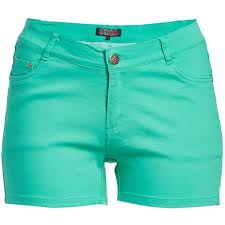 1826 Jeans Aqua Mint Twill Shorts 15 Liked On Polyvore