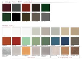 There is a wide variety of metal roofing colors to select from, including environmentally smart colors, metallic colors and weathered colors. Premier Loc Standing Seam Metal Roof Color Premier Metals