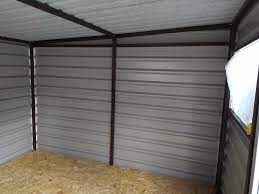 It keeps heat out in hot summer months, and keeps heat in during winter months when you are paying to heat the building. Adding Insulation To Metal Shed Garages Workshops Buildhub Org Uk