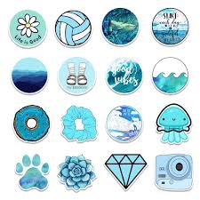 Unique aesthetic stickers featuring millions of original designs created and sold by independent artists. Buy 103pcs Blue Stickers Car Motorcycle Travel Luggage Guitar Skateboard Waterproof Cool Kid Toy Decal Sticker At Affordable Prices Free Shipping Real Reviews With Photos Joom