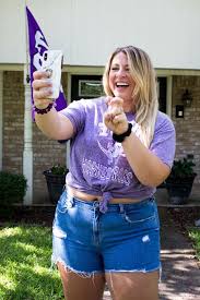 College Football Game Day Outfits For Purple Football Teams Gameday Outfit Gameday Dress College Gameday Outfits