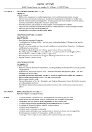 The help desk technician must be able to do the following task in their job function Helpdesk Support Resume Samples Velvet Jobs