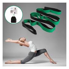 Scotamalone Stretch Strap Yoga Strap Stretch Bands With Exercise Guide Andcarry Bag By Top Choice Of Physical Ther Yoga Strap Stretches Band Workout Yoga Strap
