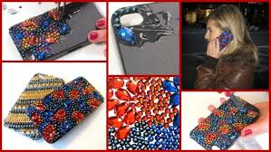 Creative phone case | diy mobile cover stay tuned with us for more quality. How To Make Phone Case With Crystal Stone Simple Craft Ideas