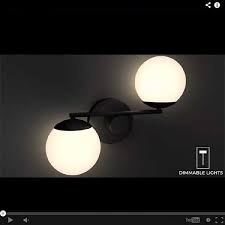 View more tips stay in touch Capri Vcw1215bl 14 Integrated Led Wall Sconce Lighting Fixture In Black With 2 Glass Shades Vonn Com