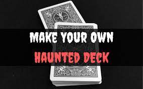 .finally add a stem and leaves. How To Make Perform The Haunted Deck Or Rising Card Ambitious With Cards