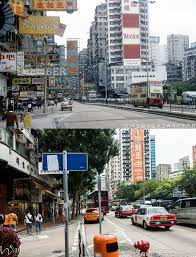 油麻地佐敦道與偉晴街交界1983年 hong kong city places to visit
