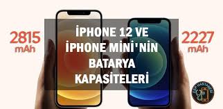 Iphone 12 Ve Iphone Mini Nin Batarya Kapasiteleri Cep Hastanesi Iphone Ordu Teknoloji