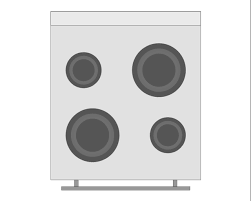 To get more templates about posters,flyers,brochures,card. Appliances Vector Stencils Library Gas Stove And Gas Grillers In Floor Plan Symbol
