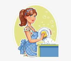 Put away clean dishes clipart. Transparent Cleaning Lady Png Washing Plate Washing Dishes Clipart Png Download Kindpng