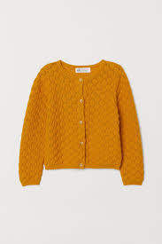Kardigan Musztardowozolty Dziecko H M Pl In 2020 Knit Cardigan Textured Knit Cardigan Online Kids Clothes