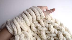 (and yes, it is actually knitting… it's basically the same thing as knitting with needles, with just a couple modifications). Arm Knitting We Are Knitters Youtube