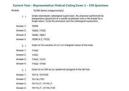 Sample Aapc Coc Or Ahima Ccs Exam Current Year Medical Coder Medical Coding Exam