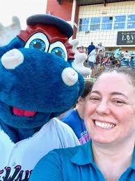 Andrews Institute Sports Medicine Outreach team members are proud to be at  “Snowmageddon Night” with the Pensacola Blue Wahoos! Tim Dunsford and  Kathleen McGraw represented the Sports Medicine Outreach team during the