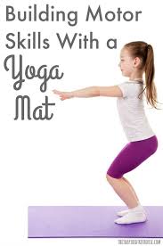 Using A Yoga Mat To Create Simple Activities For Kids The Inspired Treehouse Yoga For Kids Exercise For Kids Yoga