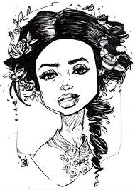 Sike Dailysketches 1106 Frau Graphic Illustration Sketches Illustration