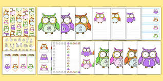 Have you heard about the applicious teacher's linky going on right now? Cute Owl Rainbow Themed Classroom Display And Stationery Pack