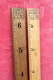 growth chart ruler add on custom personalized decal