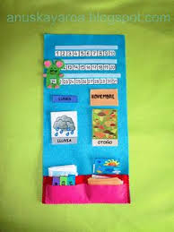 La Casita De Aroa Un Calendario Permanente Calendario Para Ninos Material Educativo Calendario Preescolar