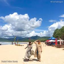 Perjalanan melalui darat masuh belum tersedia karena letak. Pantai Pulau Merah Sejarah Gambar Tiket Masuk