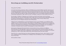 Bewirbst du dich für eine ausbildungsstelle, gilt es einiges zu beachten: Kfz Mechatroniker Praktikumsbewerbung Bewerbungsforum