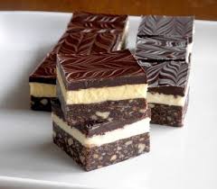 Birds Custard Powder Recipes Chocolate Traditional Nanaimo Bars In 2020 Nanaimo Bars Bird S Custard Custard Powder