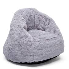 Fluffy shaggy beige goat skin & matte brown wood chair. Delta Children Cozee Fluffy Chair Toddler Size For Kids Up To 6 Years Old Grey Walmart Com Walmart Com