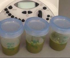Puree De Haricots Verts Bebe A Partir De 4 Mois Recette Recette Bebe 4 Mois Haricots Verts Recette Bebe Thermomix
