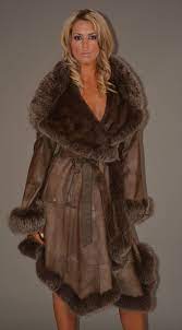 Intuition Paris New Size 46 Brown Fur Leather Coat 100 Real Fox Rabbit Intuitionparis Furcoat Fur Fur Coat Fashion Fox Fur Coat