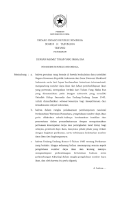 Pembangunan ekonomi yang dilakukan oleh suatu negara memiliki tujuan untuk mewujudkan masyarakat yang adil dan makmur. File Uu Nomor 31 Tahun 2004 Pdf Wikimedia Commons