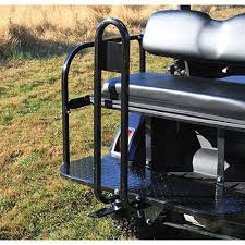 Universal Golf Cart Rear Seat Kit Safety Bar Grab Handle With Bumper Hitch Golf Carts Golf Cart Accessories Golf Tips For Beginners