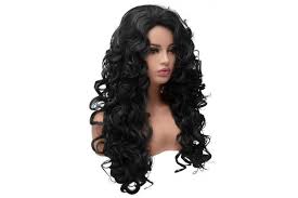 You can say i love my waves if you do not have your natural curl. Dick Smith Natural Black Bestung Long Hair Curly Wavy Full Head Halloween Wigs For Women Cosplay Costume Party Hairpiece Natural Black Hair Care Pantry