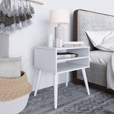 At 28 inches tall, this nightstand is the ideal height for taller beds with pillow top mattresses. Modern Nightstands Bedside Tables Target
