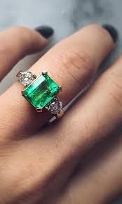 Rubies Work 44 Vintage Inspired Engagement Rings Vintage Inspired Engagement Rings Emerald Ring Emerald Engagement Ring