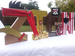 Jake The Neverland Pirates Inspired Customized Letters For A Little Boy S Birthday Party Or Bedroo Pirate Birthday Party Pirate Theme Party Pirate Birthday