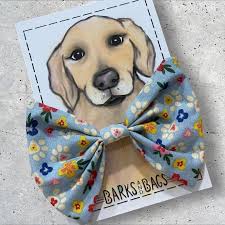 Dog Bow Tie, Through-the-collar Bow, Collar Bow, Pet Bow Ties, Cat Bow,  Festive Dog Bows