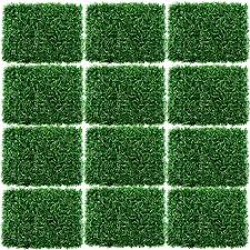 24pcs artificial uv boxwood mat wall hedge decor w/ ties grass fake fence 10x10 657258010567 | ebay. Amazon Com Uyoyous 12pcs Artificial Hedge Mat Grass Wall Backdrop Boxwood Hedge Panels Green Wall Decor Uv Protected Indoor Outdoor Garden Backyard Privacy Hedge Screen 31 Sq Ft Garden Outdoor