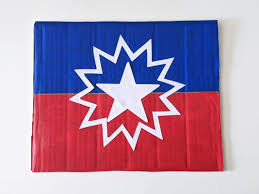 juneteenth recycled cardboard flag craft for kids crafting a fun life