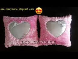 طريقة خياطة اروع وسائد الكانيش الفرو للديكور موديل جديد تحفة Diy Pillow Pink Youtube Sewing Pillows Pillow Cushion Pillows