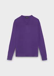 Comparez et achetez des pulls violets pas cher sur shopalike. Pull En Laine Merinos Col V Uni Violet Father And Sons