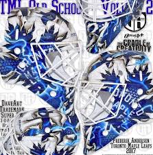 The first goaltender to wear a mask in the national hockey league was clint benedict in 1930 who wore a crude form made of leather. Dhiren Mahiban On Twitter Frederik Andersen S New Leafs Mask