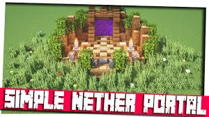 Elegant black french tip nail designs; Minecraft 1 16 Simple Outdoor Netherportal Design Nether Portal Ideas How To Build Step By Step Youtube
