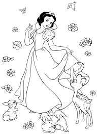 Princess jasmine disney junior buku mewarnai putri disney the walt disney company, sofia princess, putih, wajah, satu warna png. Disney Princess Coloring Pages Snow White Coloring Home