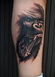Paradise Tattoo Gathering Gorilla Tattoo Tattoos For Guys Picture Tattoos