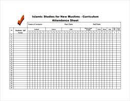 20 Attendance Sheet Templates Pdf Doc Excel Free Premium Templates