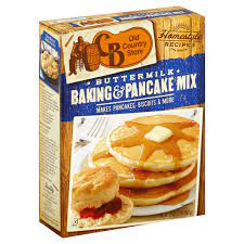 Drop by rounded tablespoons onto prepared cookie sheet, making 8 biscuits. Cracker Barrel Buttermilk Baking Pancake Mix Shop Pancake Mixes At H E B